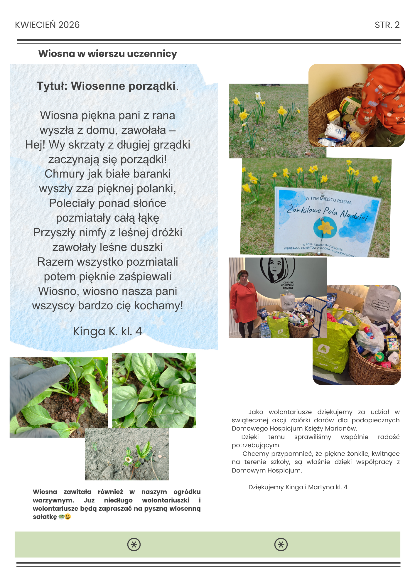 Kopia – Gazetka nr 4 Kwiecień